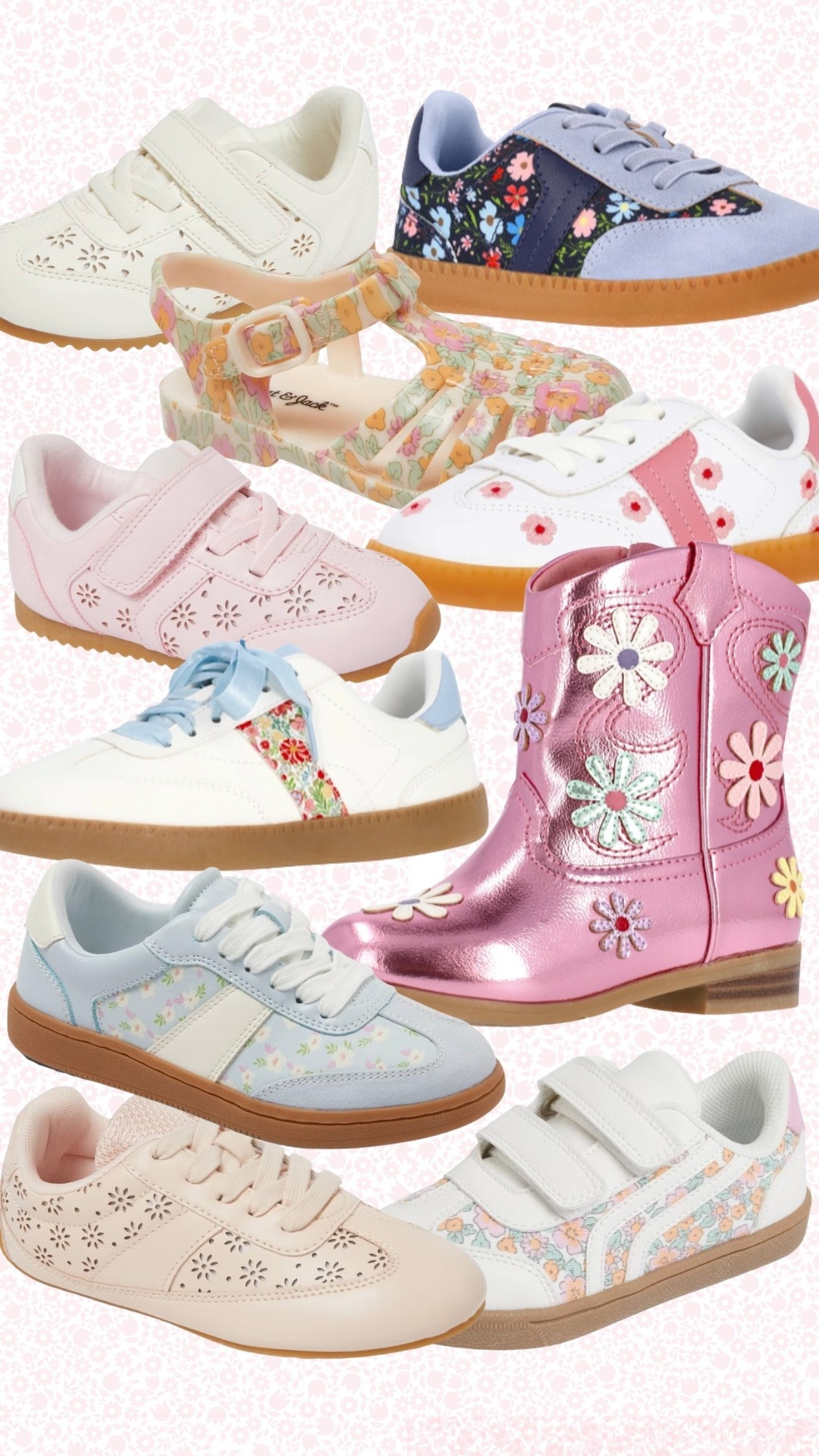 😍 Found allllll the cutest floral shoes for spring (and they’re budget friendly 🙌🏻!!) Girls sneakers 🌸 Spring girls shoes 🌸 Girls sneakers 🌸 Floral sneakers for girls 

#LTKmomlife #LTKKids