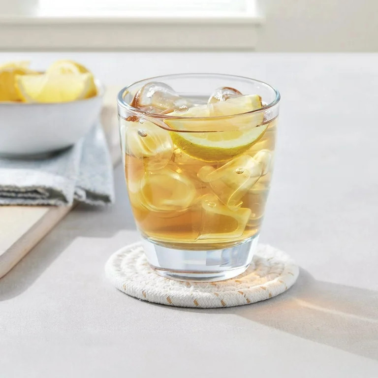 Better Homes & Gardens Reeve Glass Beverage Drinkware, 12.5 oz, Set of 4 | Walmart (US)