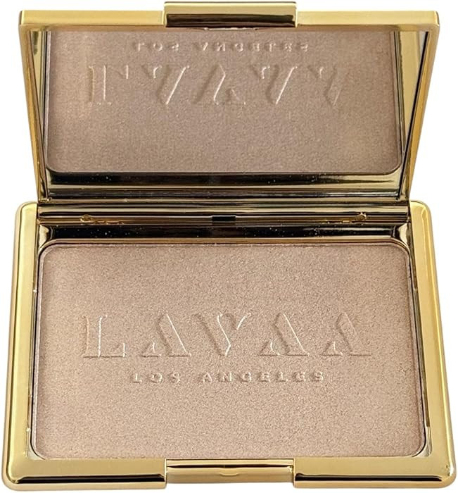 Grand Glow Illuminator by Lavaa Beauty | Full-Size Pigmented Highlighter Compact in 3 Beautiful P... | Amazon (US)