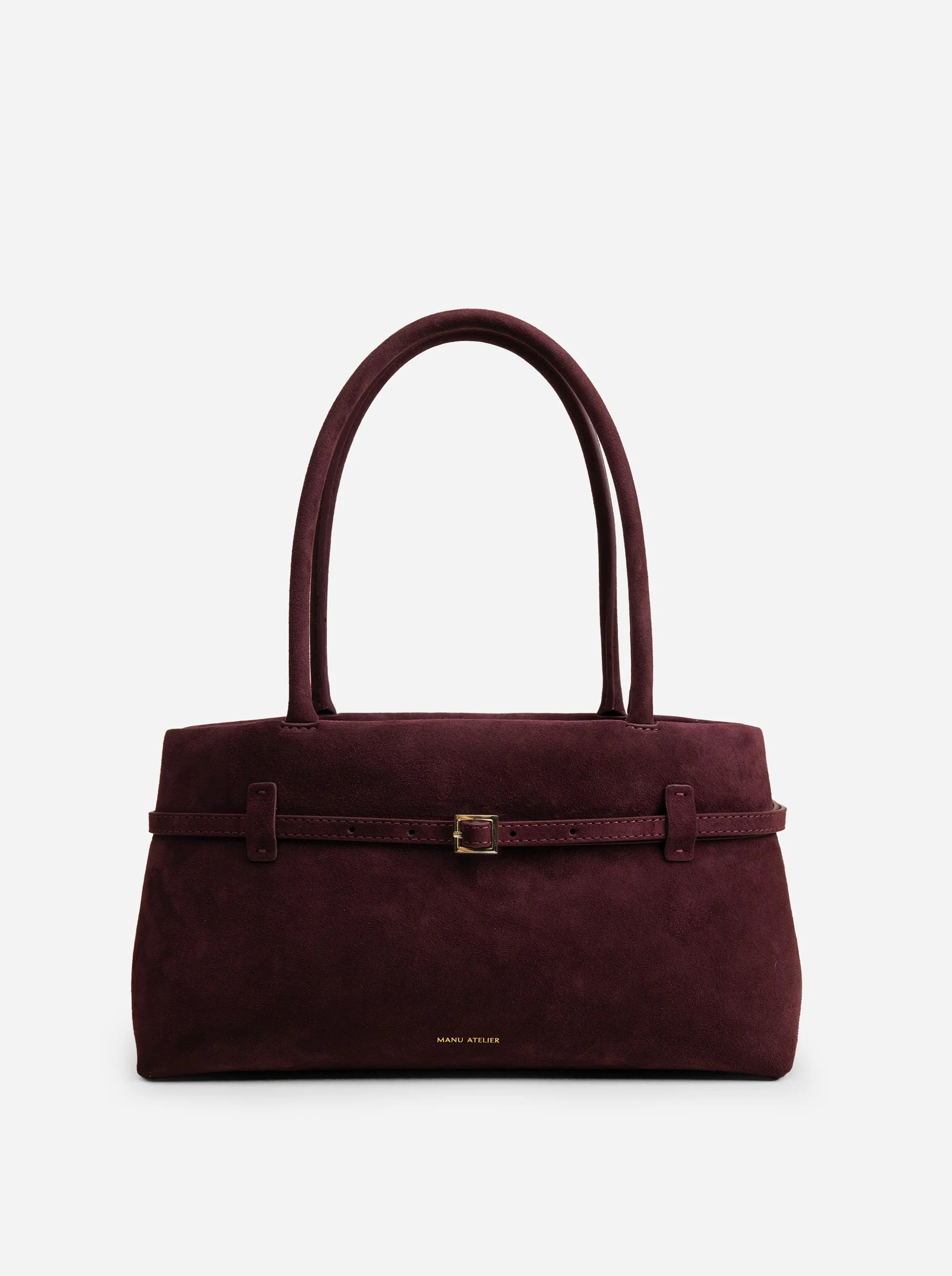 Le Cambon East West Merlot Suede by Manu Atelier | Manu Atelier