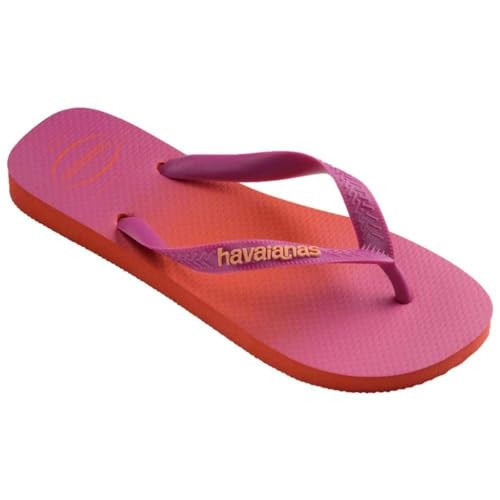 Havaianas - Top Fashion, Comfortable, Robust and Lightweight Flip Flops for Women, Summer Colour Design, Blood Orange, 35/36 EU | Amazon (US)
