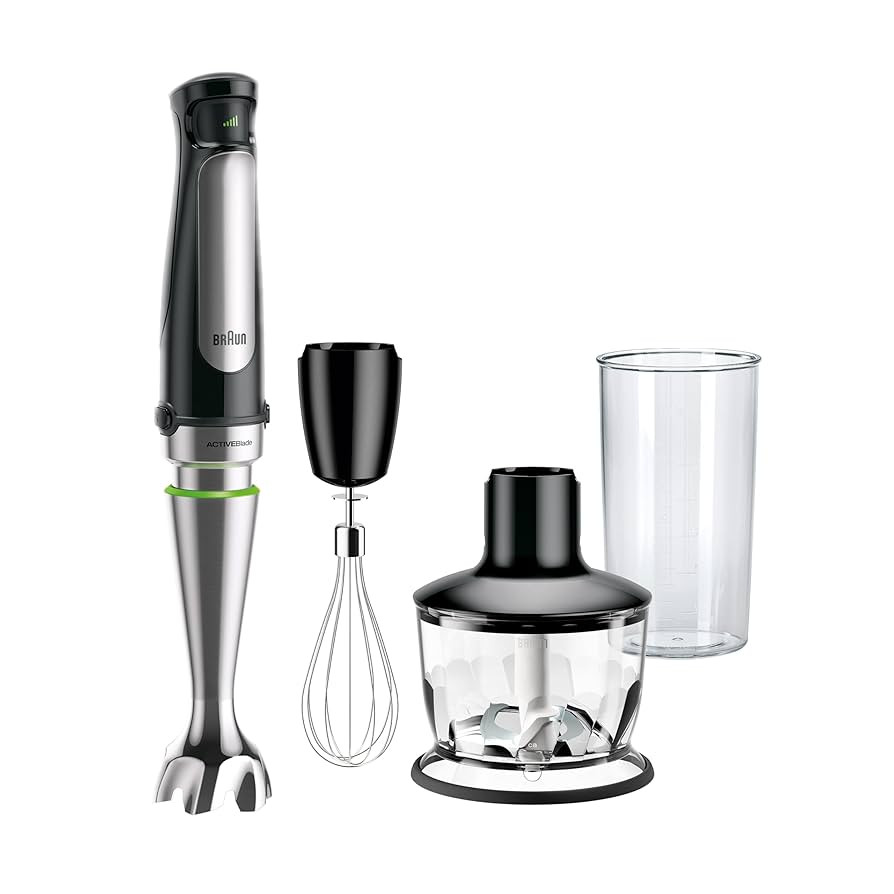 Braun MultiQuick 7 3-in-1 Immersion Blender with Food Processor – Powerful Handheld Electric St... | Amazon (US)