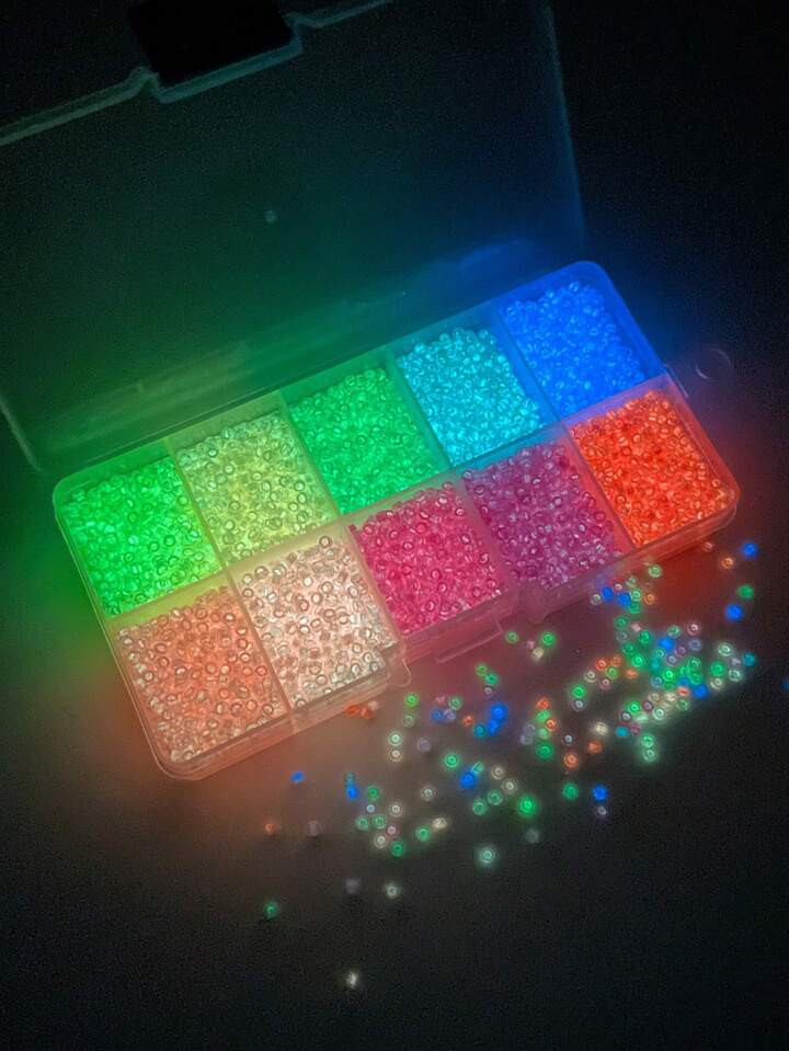 1 caixa Acessório de joias faça você mesmo brilho na escuridão conta | SHEIN