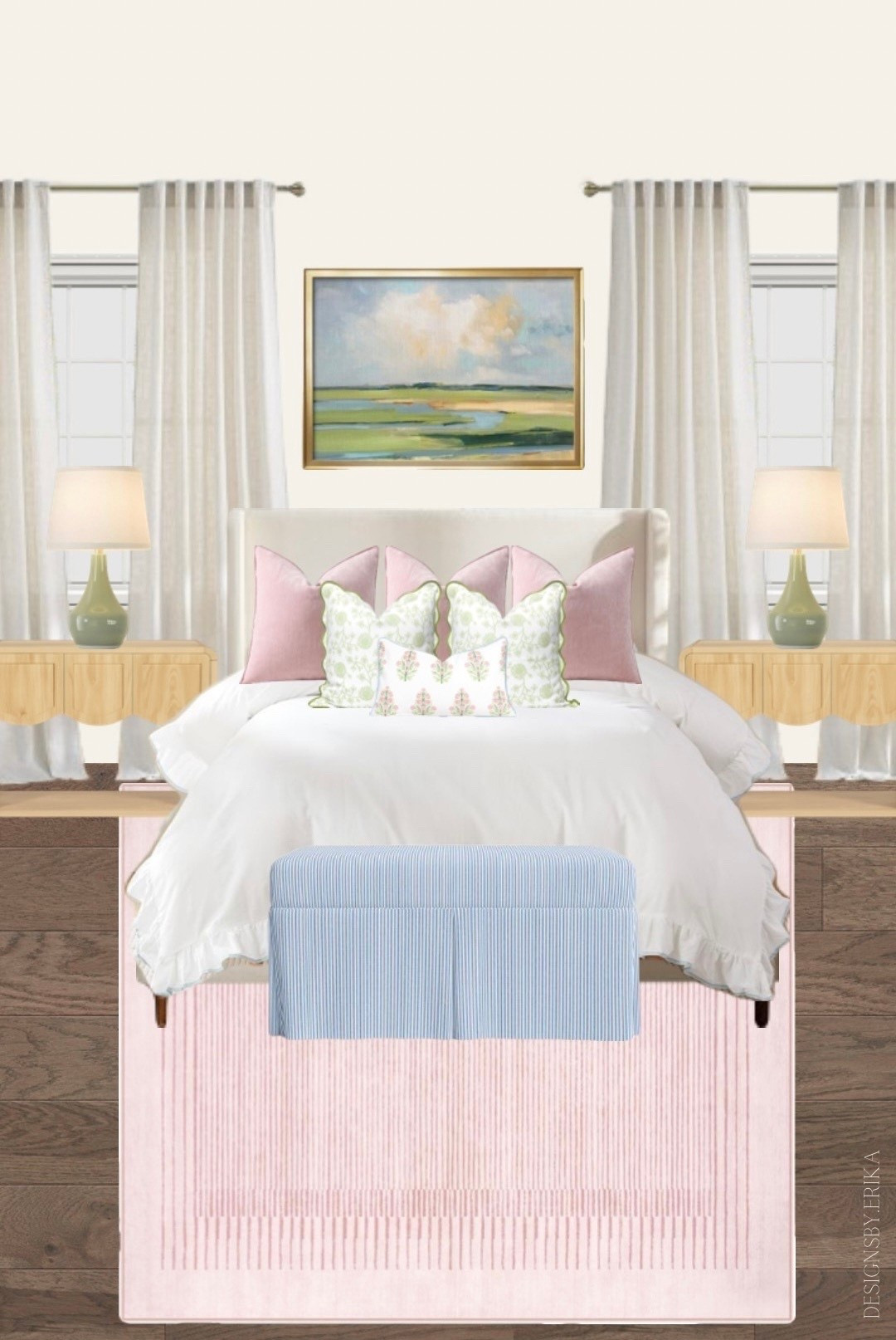 Soft greens, delicate florals, and blush accents come together to create a space that feels peaceful and full of charm. 🌷

#LTKHome #LTKSeasonal