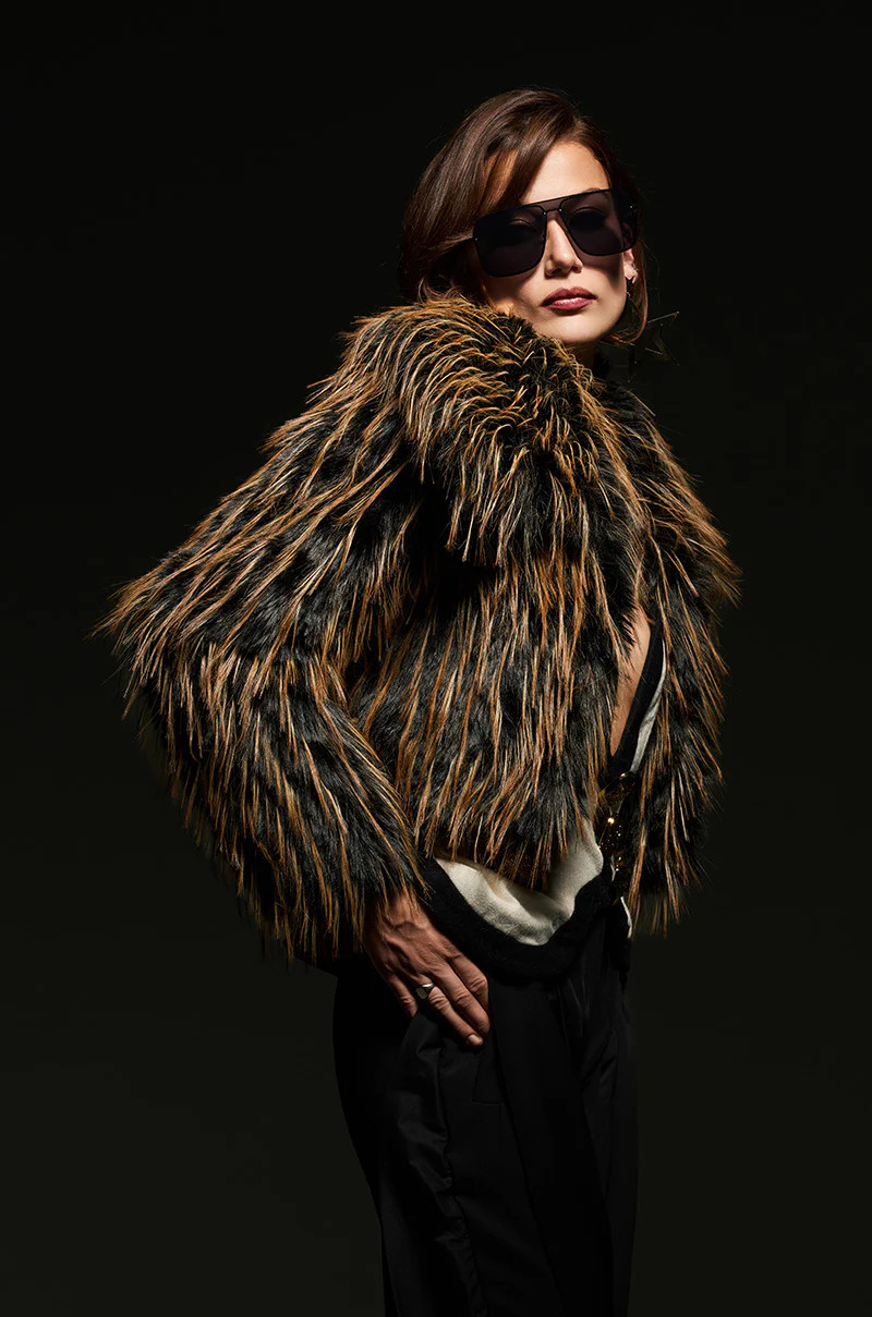 AURORA FAUX FUR JACKET | AKIRA