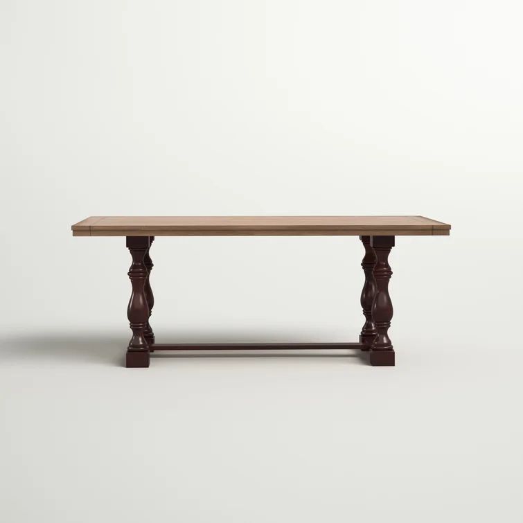 Tuscola 78.74'' Solid Wood Trestle Dining Table | Wayfair North America