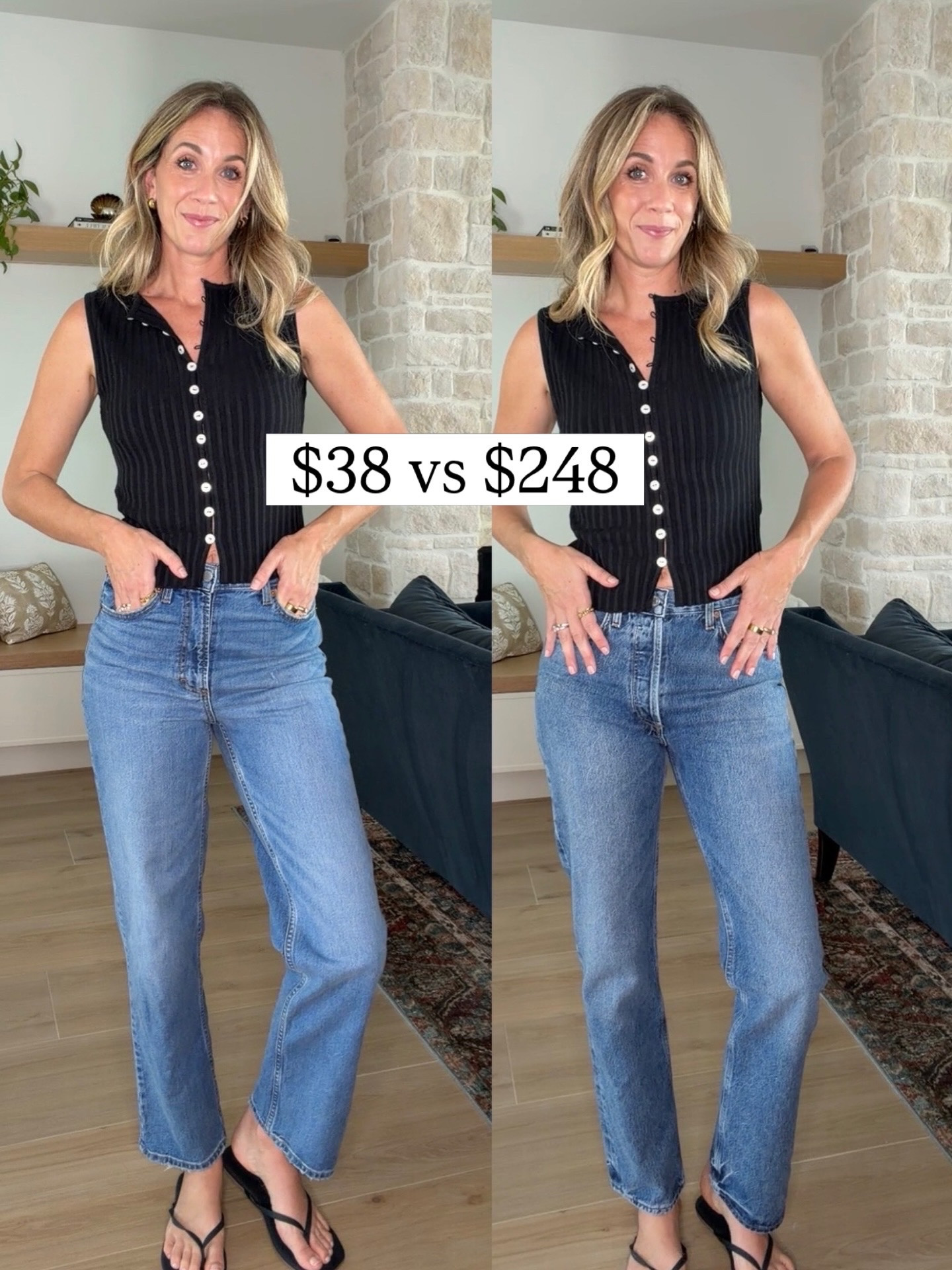 Target high rise Jean 

#LTKmomlife #LTKootd #LTKU