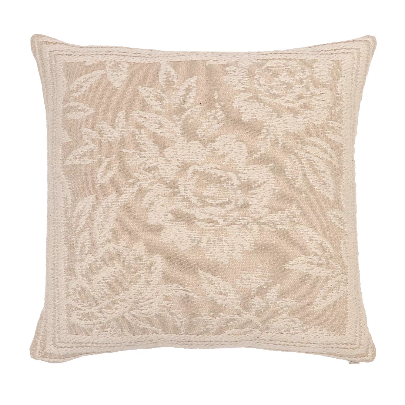 Sonoma Goods For Life\u00ae Floral Border Jacquard Decorative Throw Pillow | Kohl's