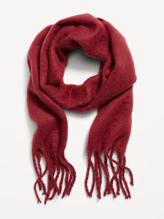 Brushed Fringed Scarf | Old Navy (US)