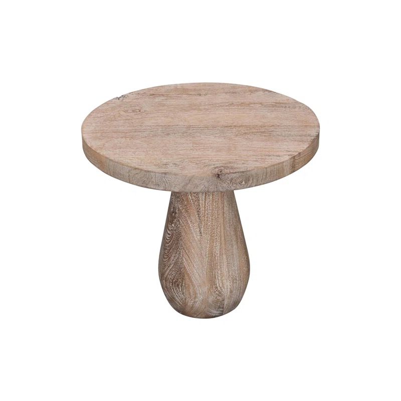16.5'' Tall Solid Wood Pedestal End Table | Wayfair North America