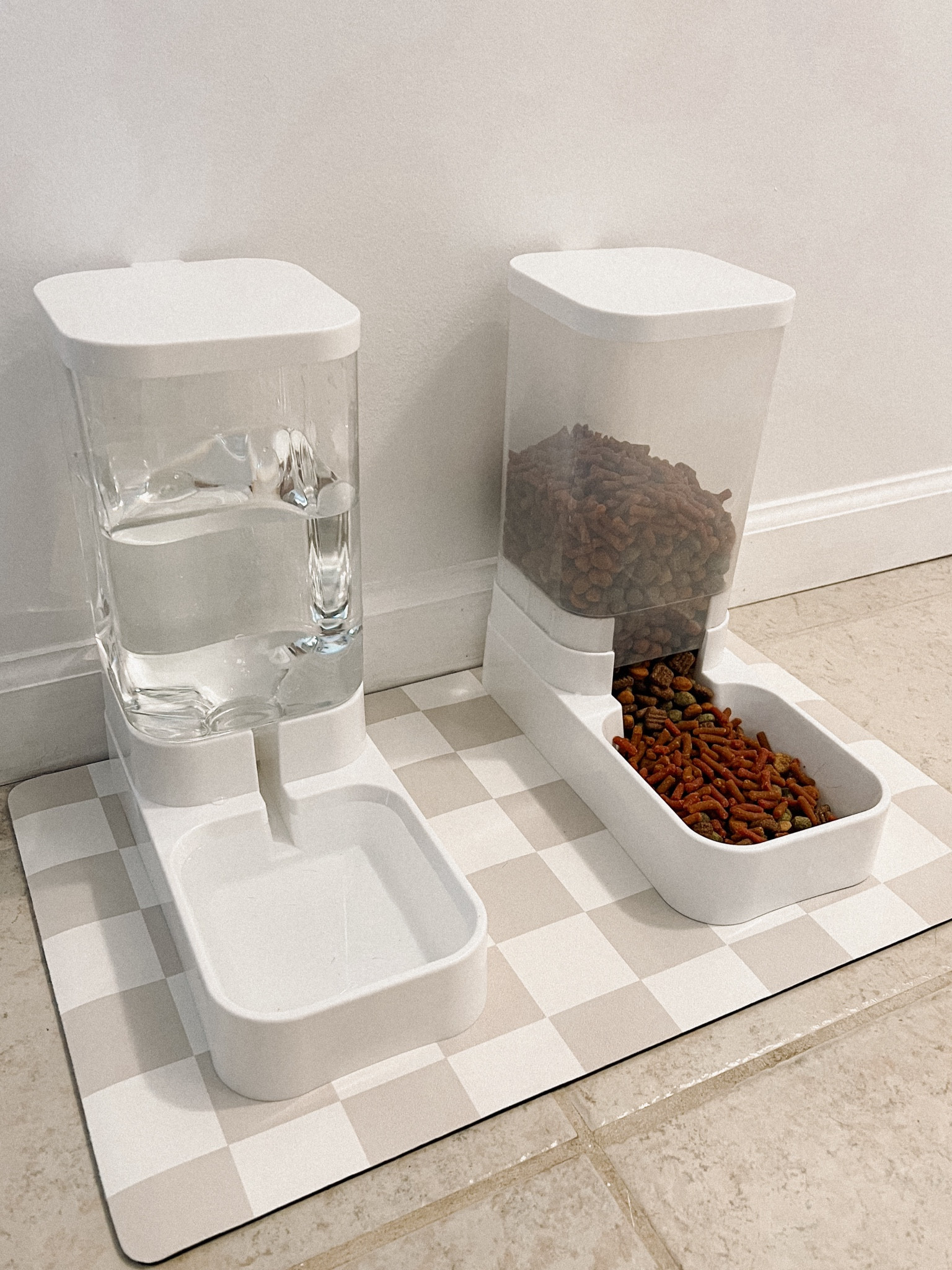 Love these for my dog & the mat because she always spills her food or drips water on the floor! 🫶🏼☁️

#LTKHome #LTKFindsUnder50