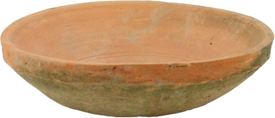 HomArt Rustic Terra Cotta Bowl, Small, Antique Red, 1-Count | Amazon (US)