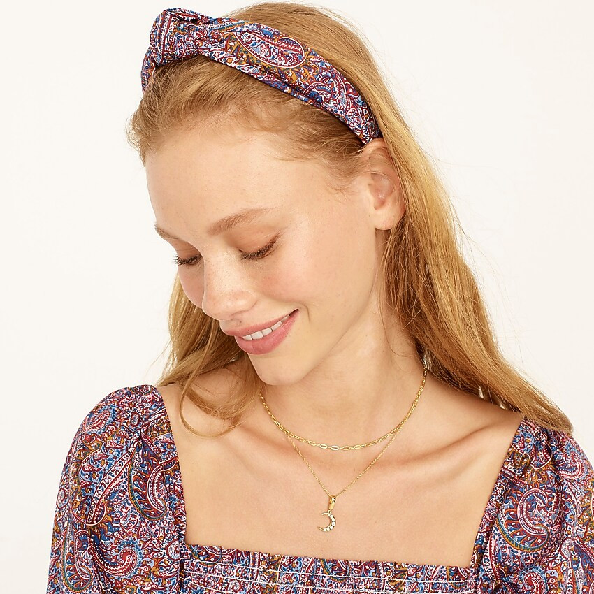 Knot headband in Liberty® print | J. Crew US