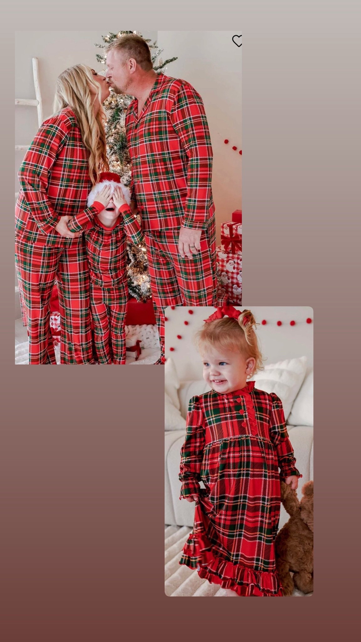 The cutest matching family pajamas