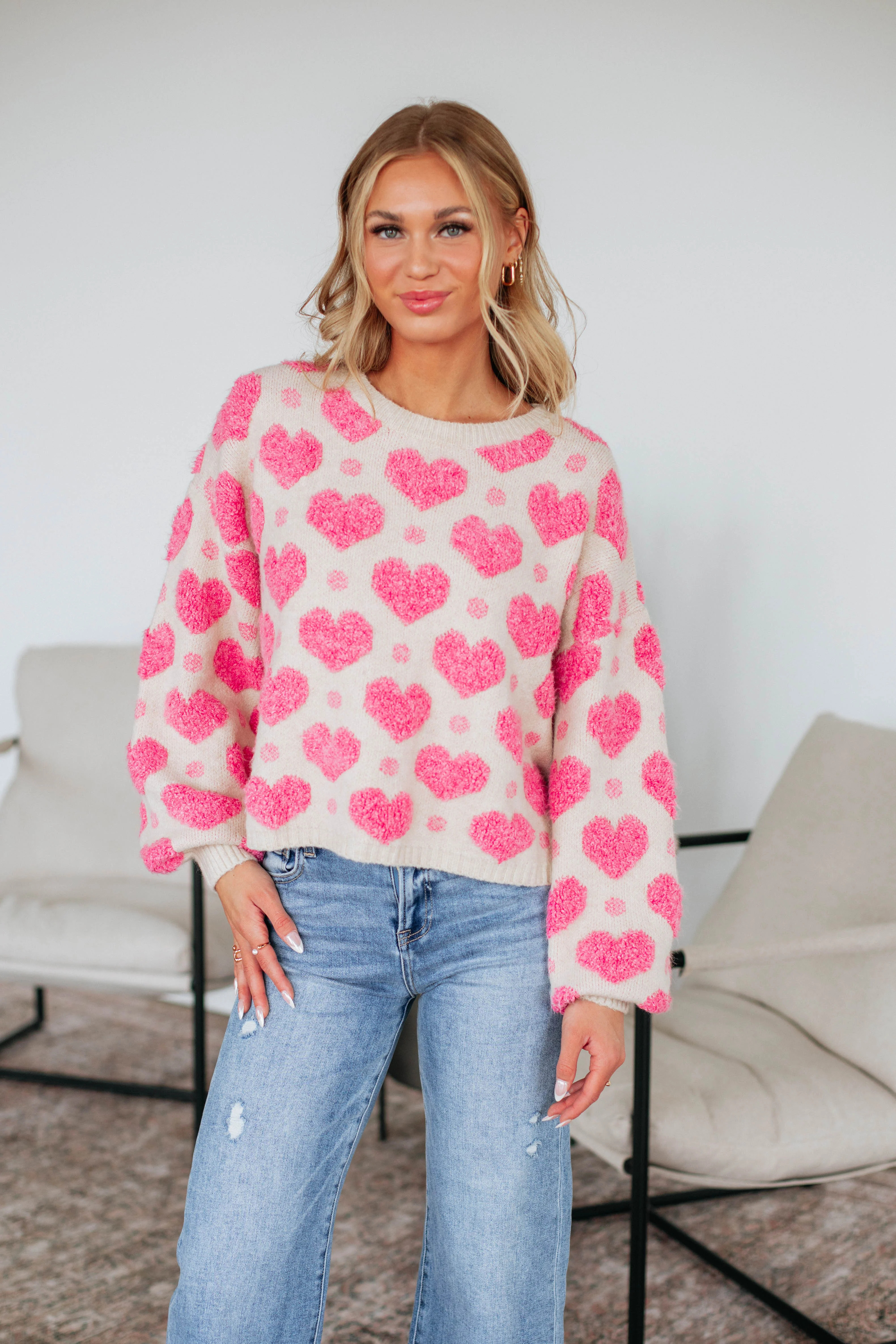 Love Yourself First Sweater - Bubblegum | Wild Oak Boutique