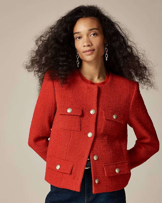 Isabelle lady jacket in tweed | J. Crew US