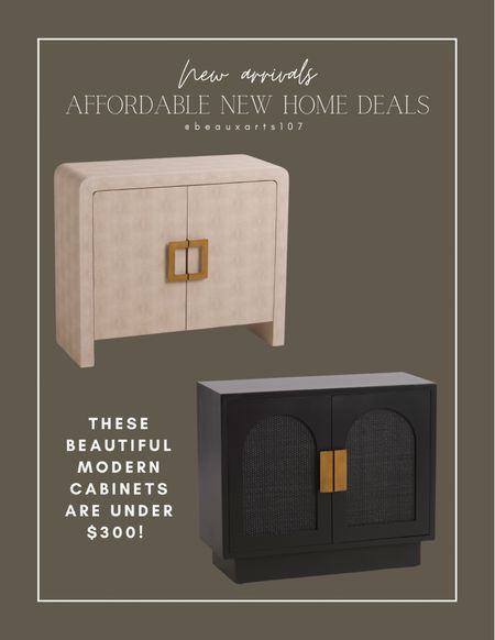 Shop these beautiful modern cabinets for under $300! 

#LTKhome #LTKsalealert #LTKstyletip