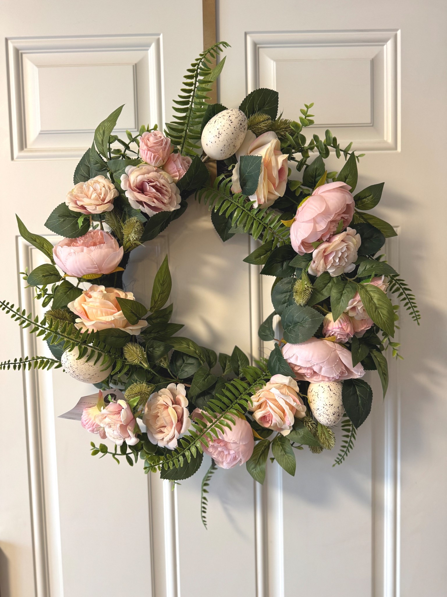 Walmart Peonies and Speckled Eggs Wreath, Multicolor, 22", by My Texas House

#LTKSeasonal #LTKmomlife #LTKHome