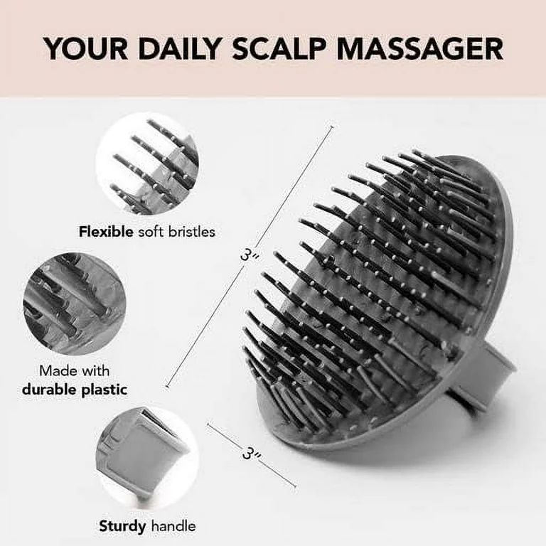 Kitsch Hair Scalp Massager Shampoo Brush - Scalp Scrubber for All Hair Types, Scalp Exfoliator, G... | Walmart (US)