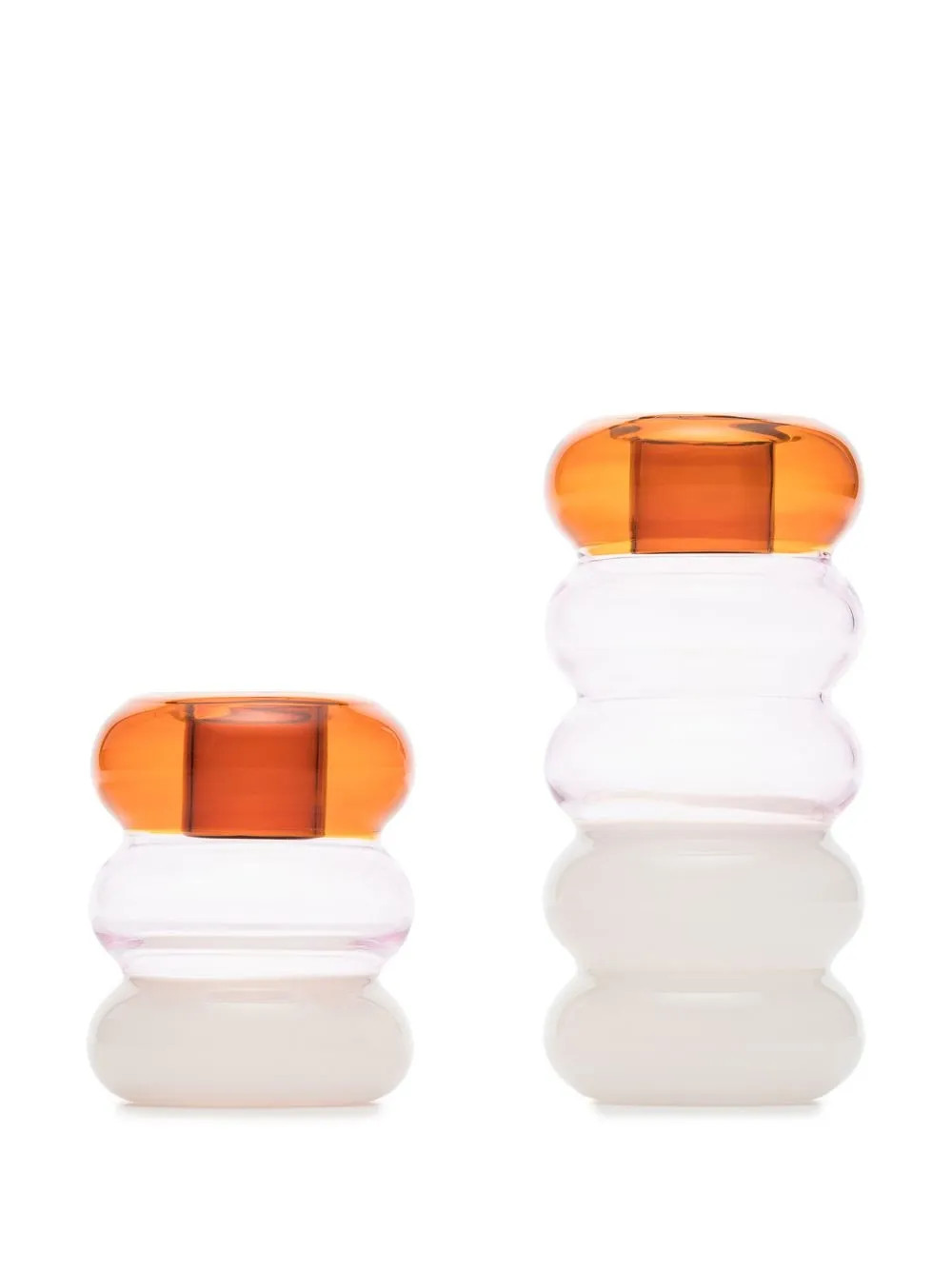 Pauline glass candleholder (set of 2) | Farfetch Global