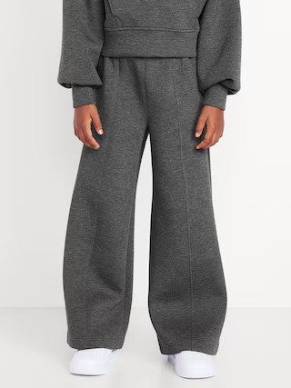 High-Waisted Bounce Fleece Wide-Leg Sweatpants for Girls | Old Navy (US)