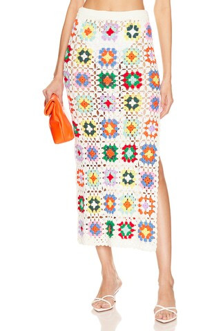 Lovers and Friends Kennedi Maxi Skirt in White Multi from Revolve.com | Revolve Clothing (Global)