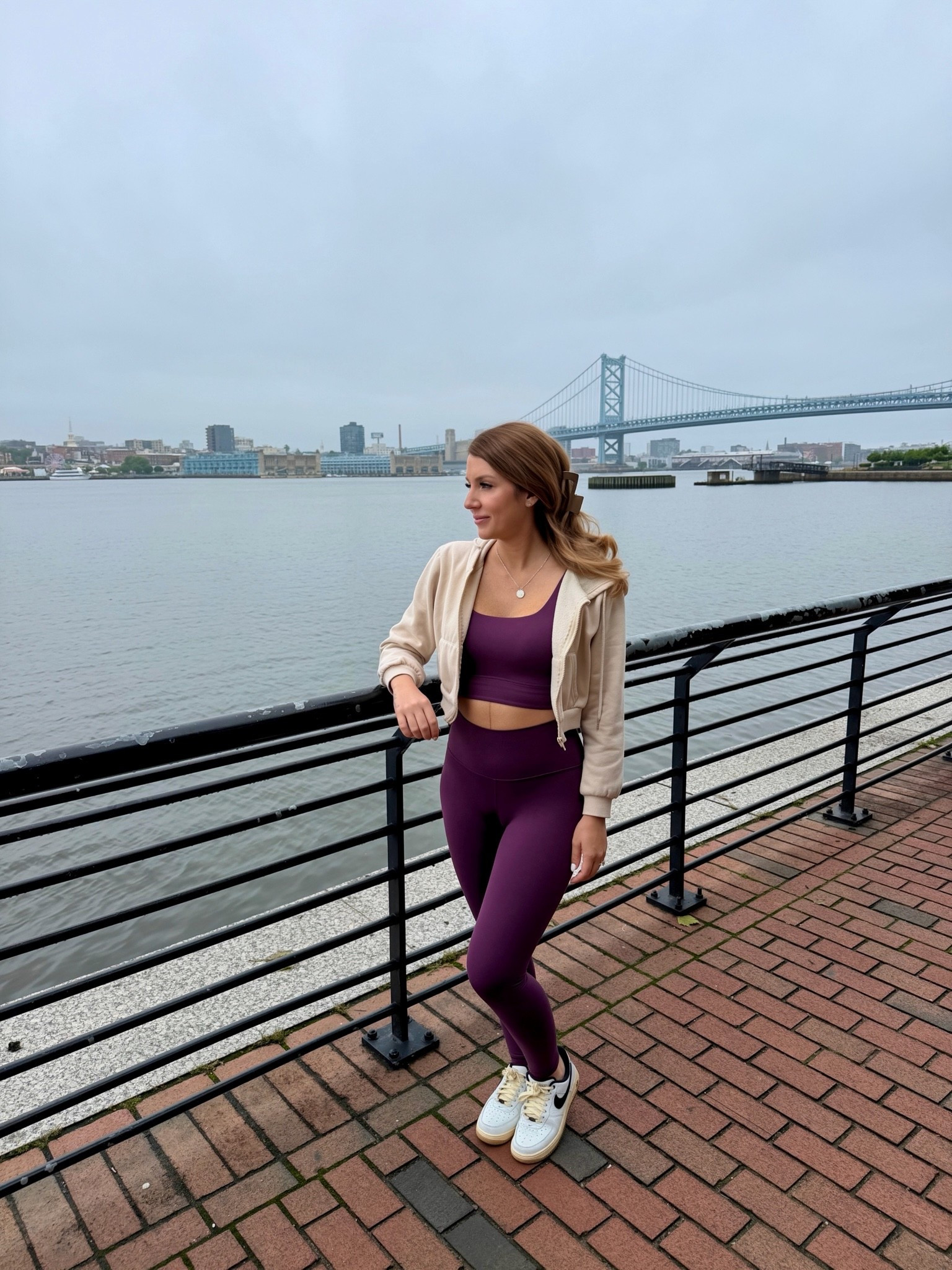 Size Medium Bra Top
Size Small Crop Zip Up
Size Small Leggings
Size 7 Nikes

#LTKootd #LTKmomlife #LTKActive