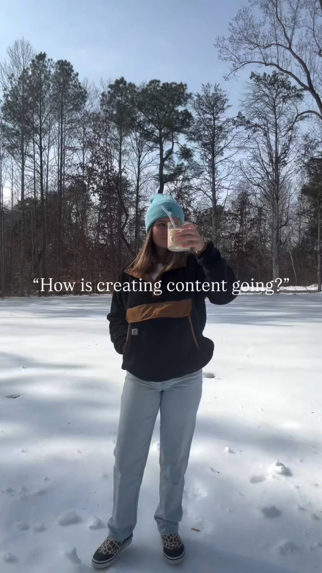 POV: theres more ice than snow
Soooo.. I’ll take the warm weather back now.

#LTKmomlife #LTKdayinmylife #LTKootd