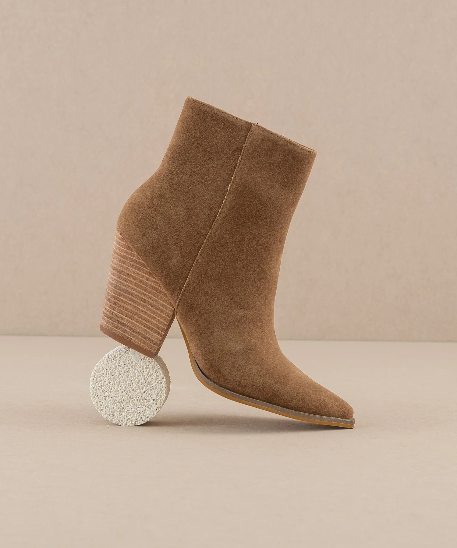 The Sonia - Brown Western Ankle Boots | Oasis Society