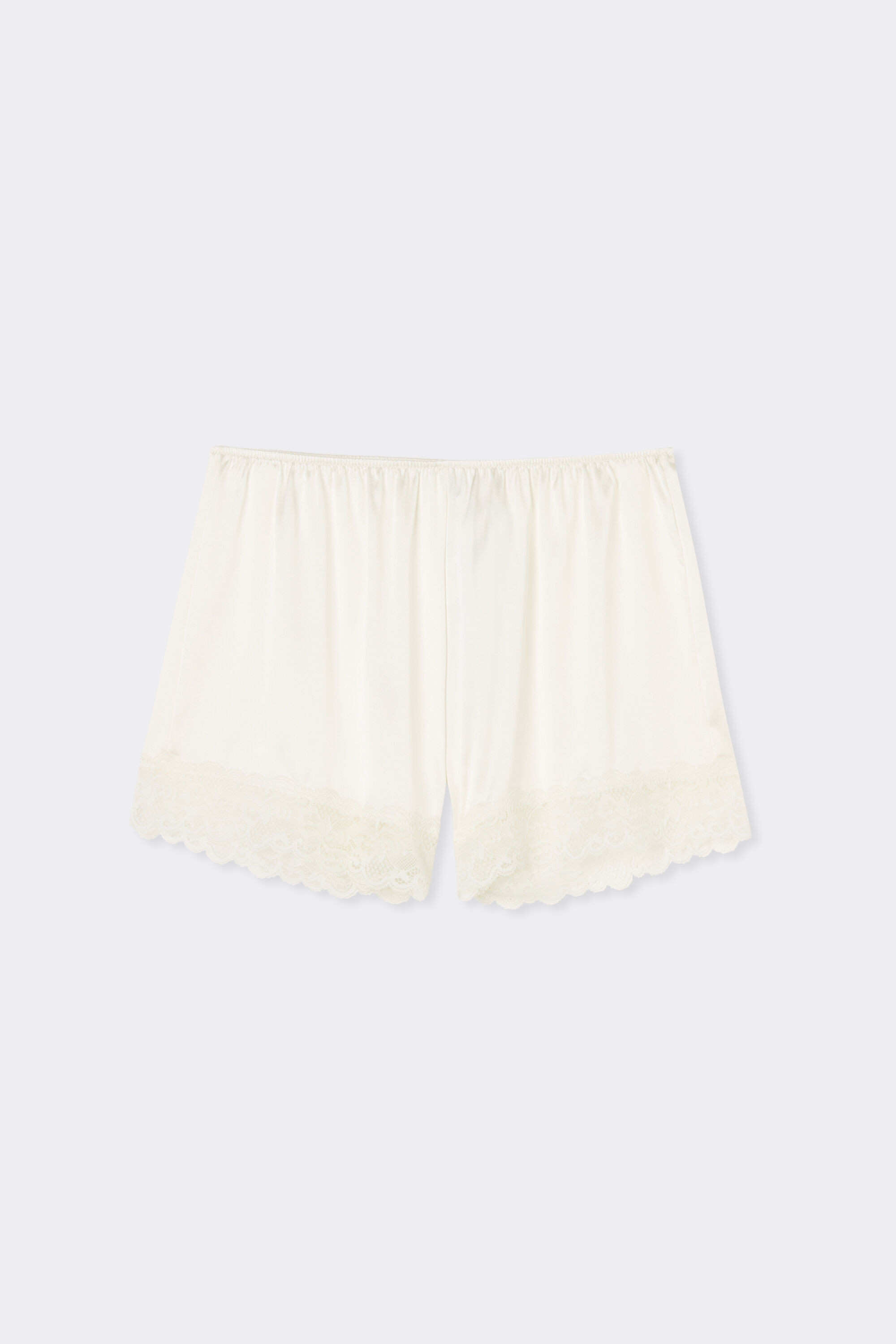 Lace Trim Silk Shorts - Intimissimi | Intimissimi (US)