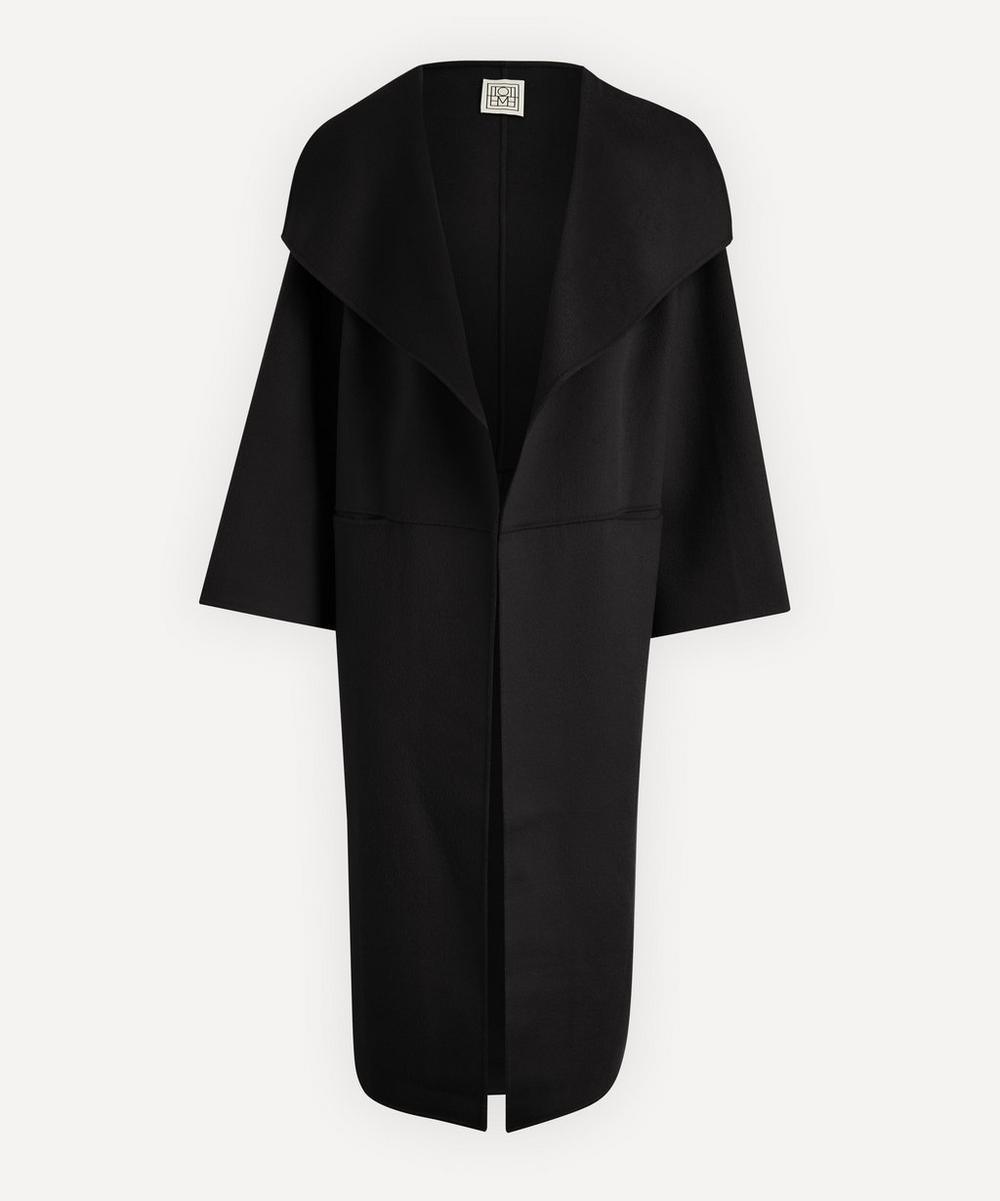 Toteme Women's Wool-Cashmere Coat Black Small | Liberty London (UK)