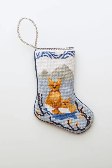 Mignonne Gavigan: Foxy Family | Bauble Stockings