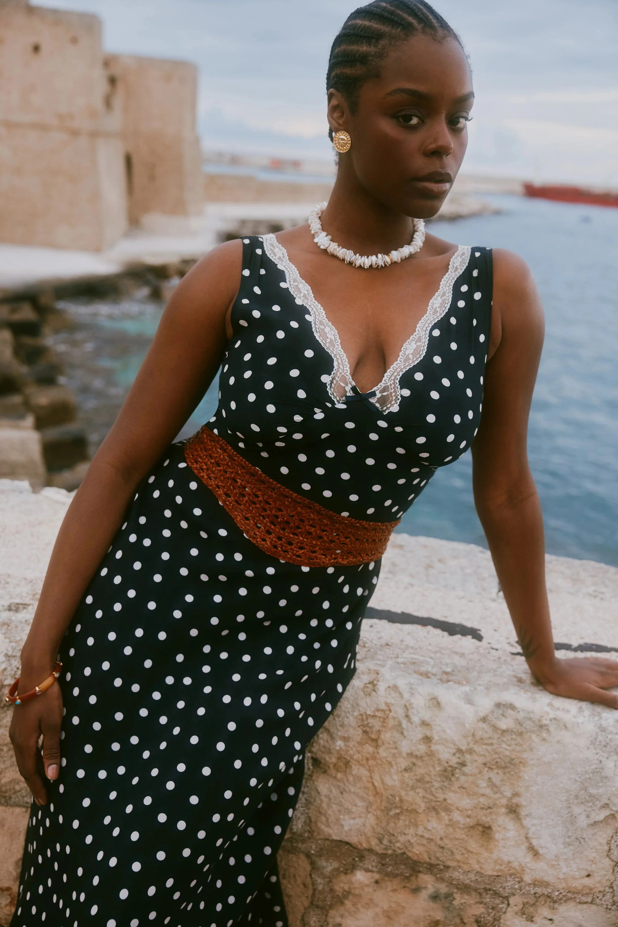 Sandrine - Bohemia Spot Deep Navy | Rixo