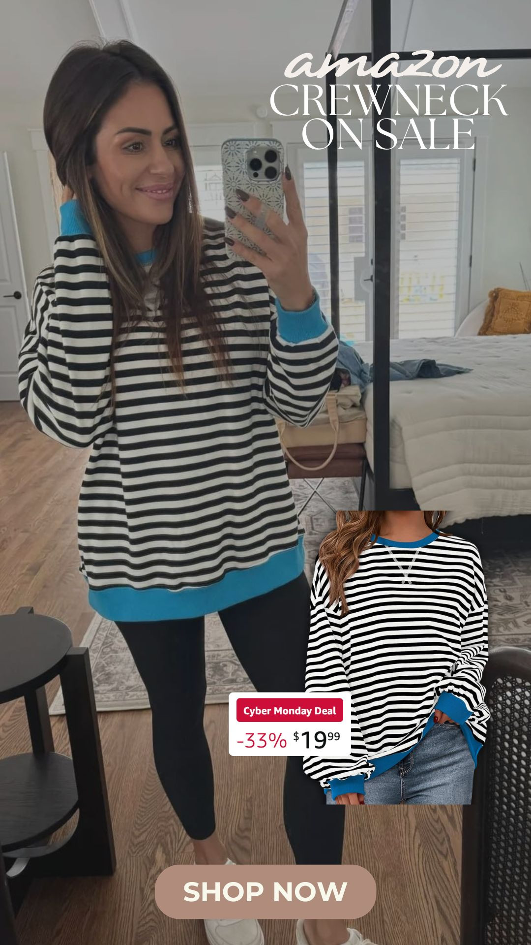 Amazon Crewneck on sale for Cyber Monday!!

sale alert, watchnow, cyber week, cyber sale, finds under 25, new arrivals, gifts for her, lauren mulloy 

 #LTKCyberWeek #LTKSaleAlert #LTKFindsUnder50