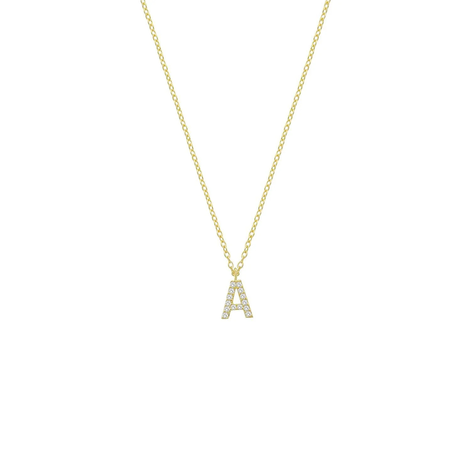 Classic Initial Necklaces | The Sis Kiss