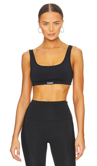 Title Game Sports Bra in Black | Revolve Clothing (Global)
