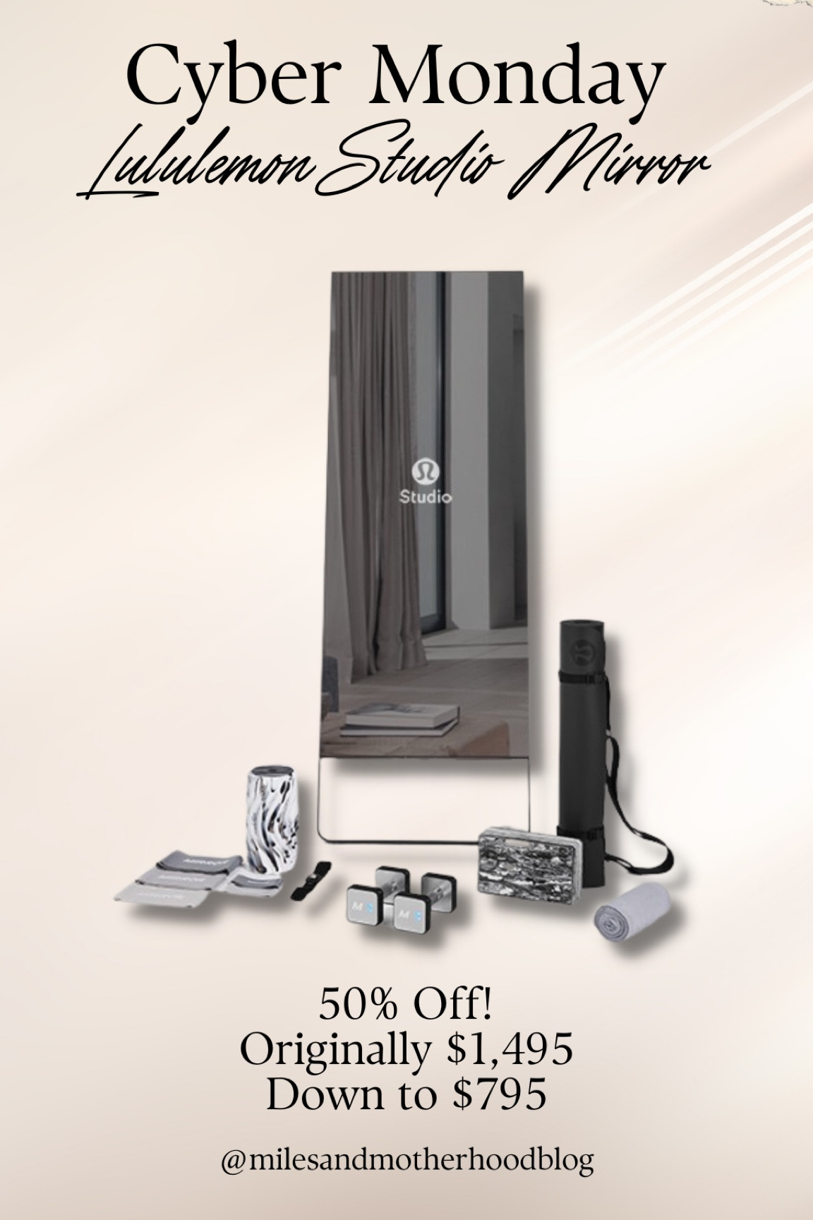 50% off Lululemon’s Studio Mirror! 

#LTKfit #LTKCyberweek #LTKGiftGuide