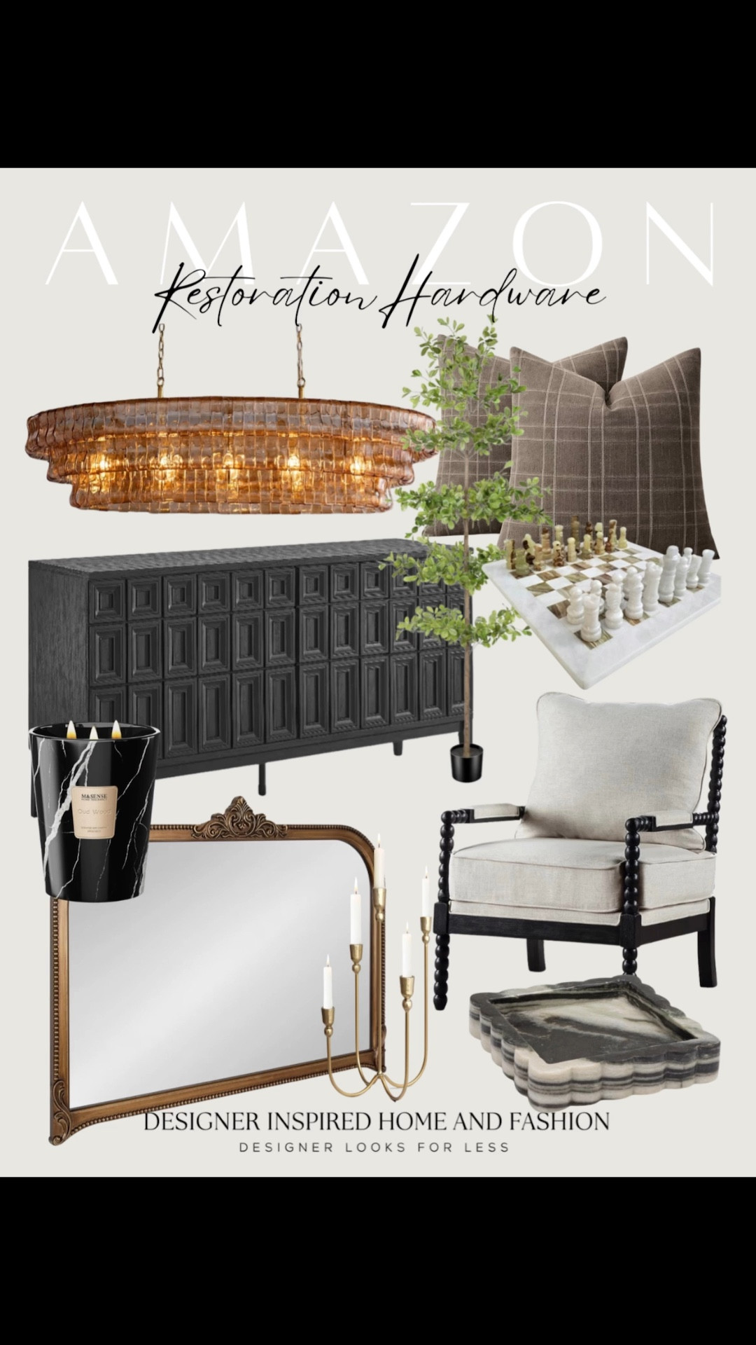 Restoration Hardware dupes at Amazon! 

#LTKHome