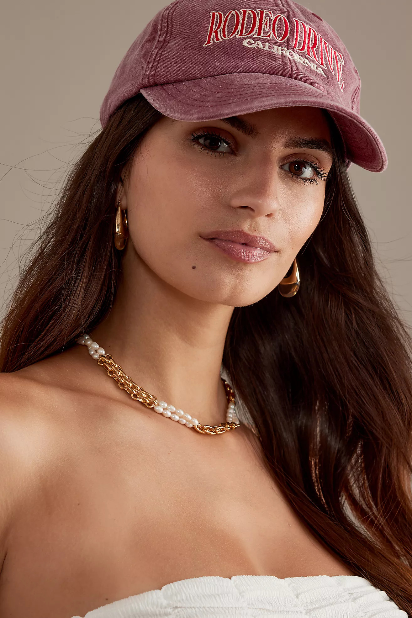 Rodeo Drive Embroidered Baseball Cap | Anthropologie (UK)