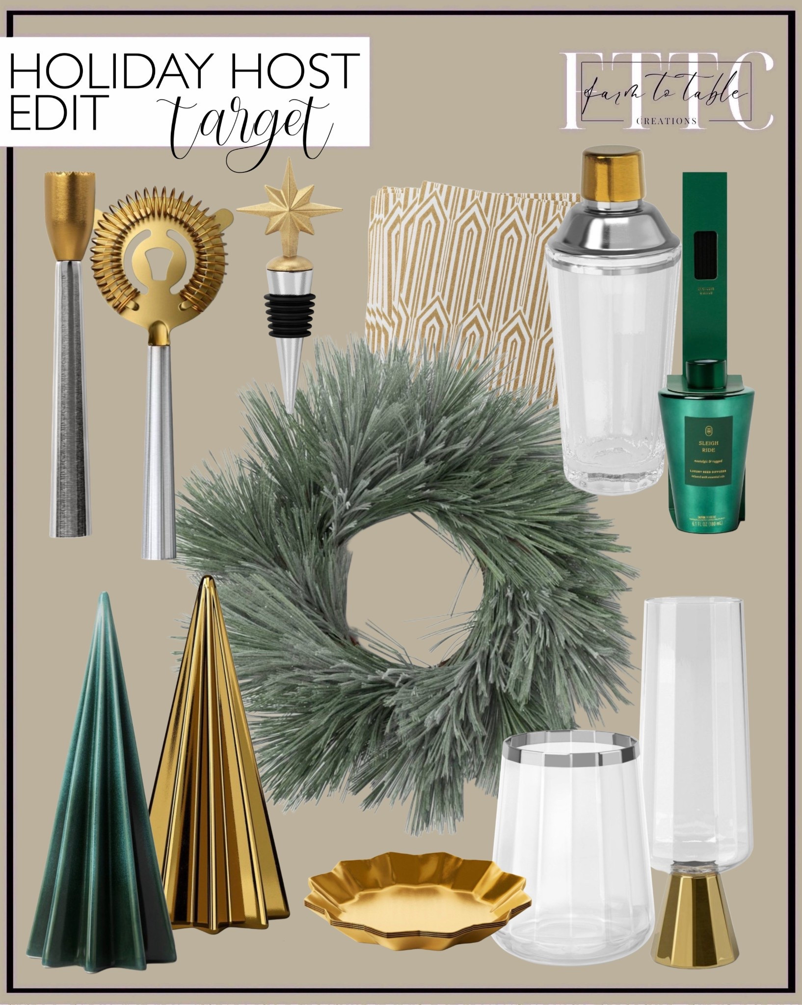 Holiday Host Edit: Chic Target Finds for Entertaining

Follow @farmtotablecreations on Instagram for daily home inspiration, cozy seasonal finds, and elevated hosting ideas.

This holiday host edit is filled with beautiful Target finds that make entertaining feel effortless and pulled together. From timeless barware and elegant glassware to festive accents in warm golds and soft evergreens, every piece is perfect for creating a cozy, elevated setup for holiday gatherings. These are the kinds of details that make hosting feel special without feeling overdone—great for styling a bar cart, setting up a drink station, or gifting to the host who loves to entertain.

#holidayhosting #holidayhost #targetfinds #targethome #barware #glassware #holidaydecor #christmasentertaining #hostessgifts #holidayentertaining #entertainingathome #barcart #homeentertaining

#LTKGiftGuide #LTKFindsUnder50 #LTKHoliday