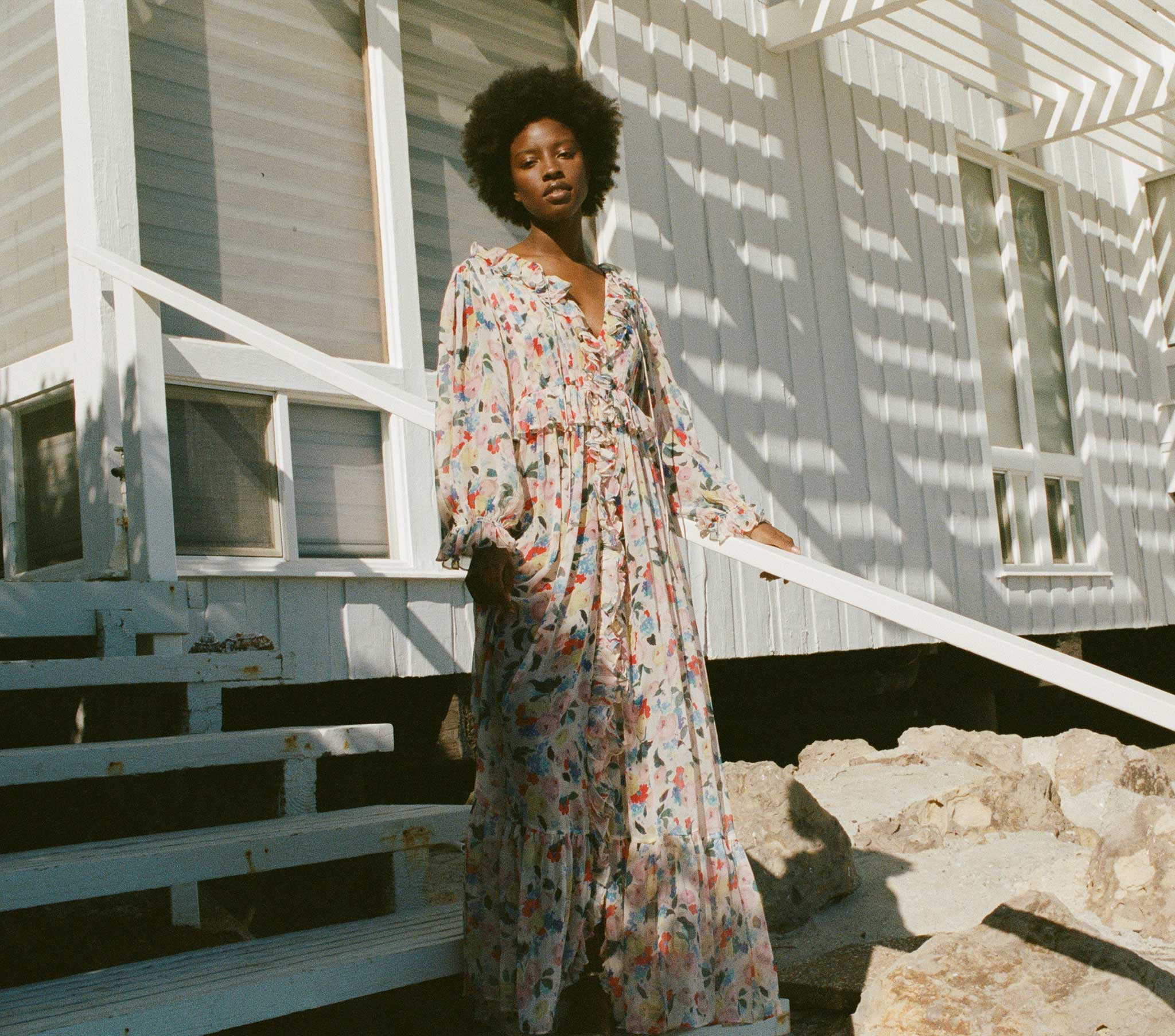 Marlene Dress - Fleur Du Matin | DÔEN | DOEN