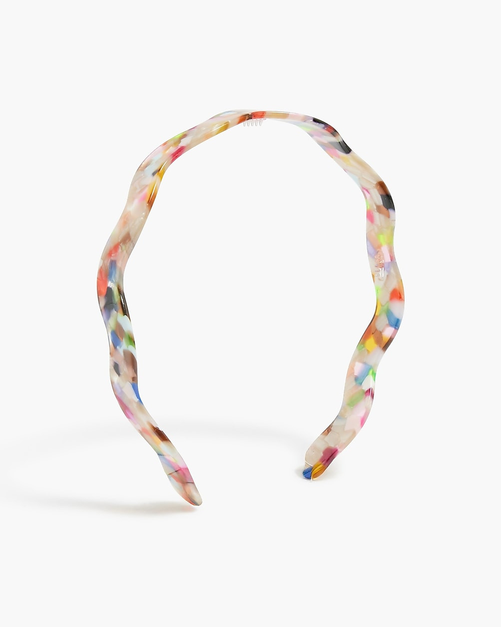 Girls' wavy rainbow tortoise headband | J.Crew Factory