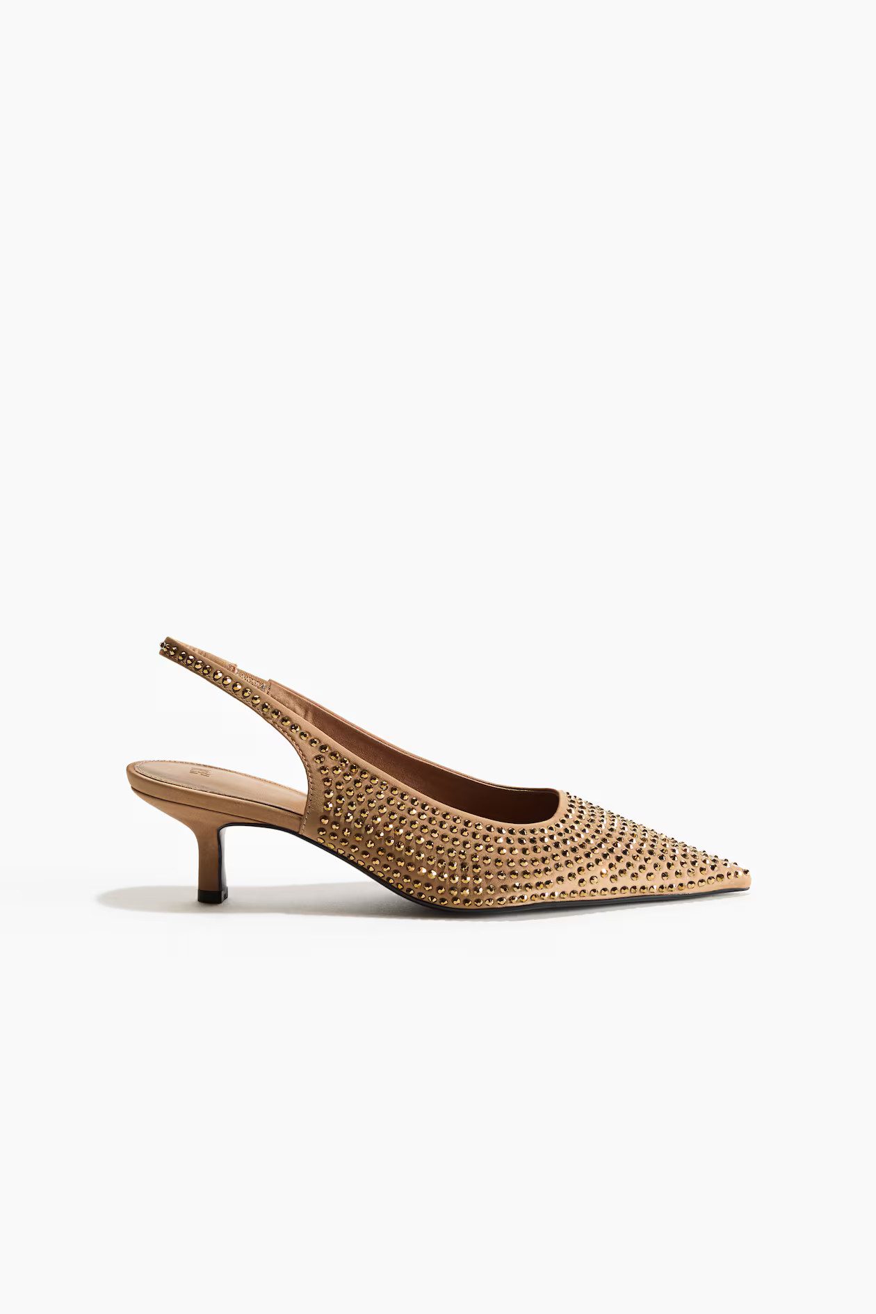 Rhinestone-embellished slingback court shoes | H&M (US + CA)