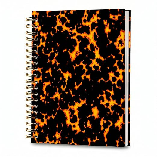 ATJFKIXL Decorative Spiral Notebook Journal, A5 College Ruled 120 Pages, Twin-Wire Notebook for S... | Amazon (US)