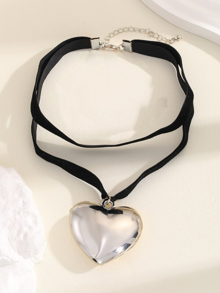 Gargantilla con accesorio de corazón | SHEIN