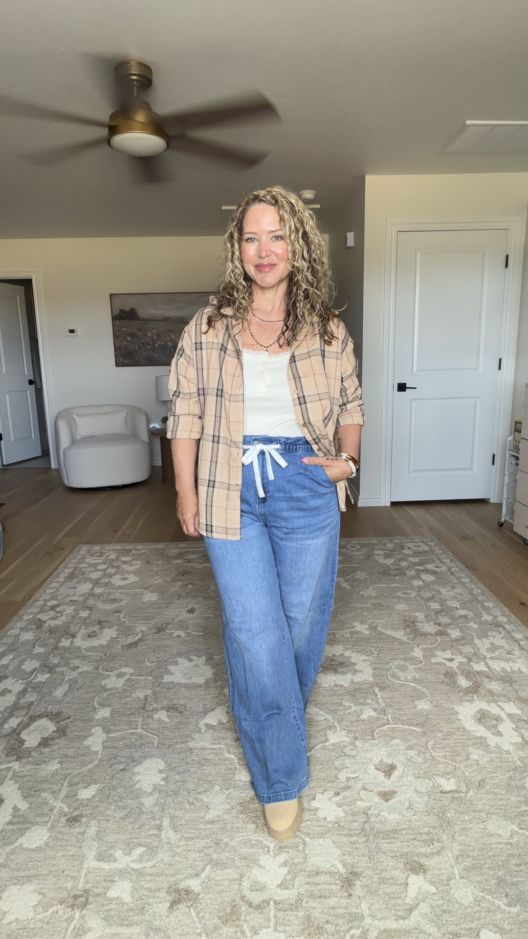 Size large in everything except the first jeans are a 12

#LTKOver40 #LTKMidsize #LTKPetite