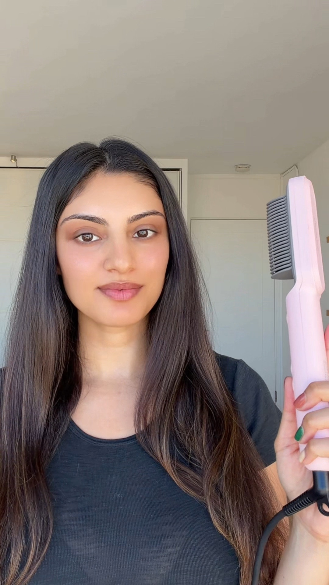 Hands down my favorite hair straightener brush for smooth, frizz-free hair! This affordable tool works on all hair types, quickly detangles and straightens, and gives sleek, salon-worthy results at home. Perfect for effortless hairstyling while keeping your hair healthy and shiny.

#LTKBeauty #LTKStyleTip #LTKFindsUnder50