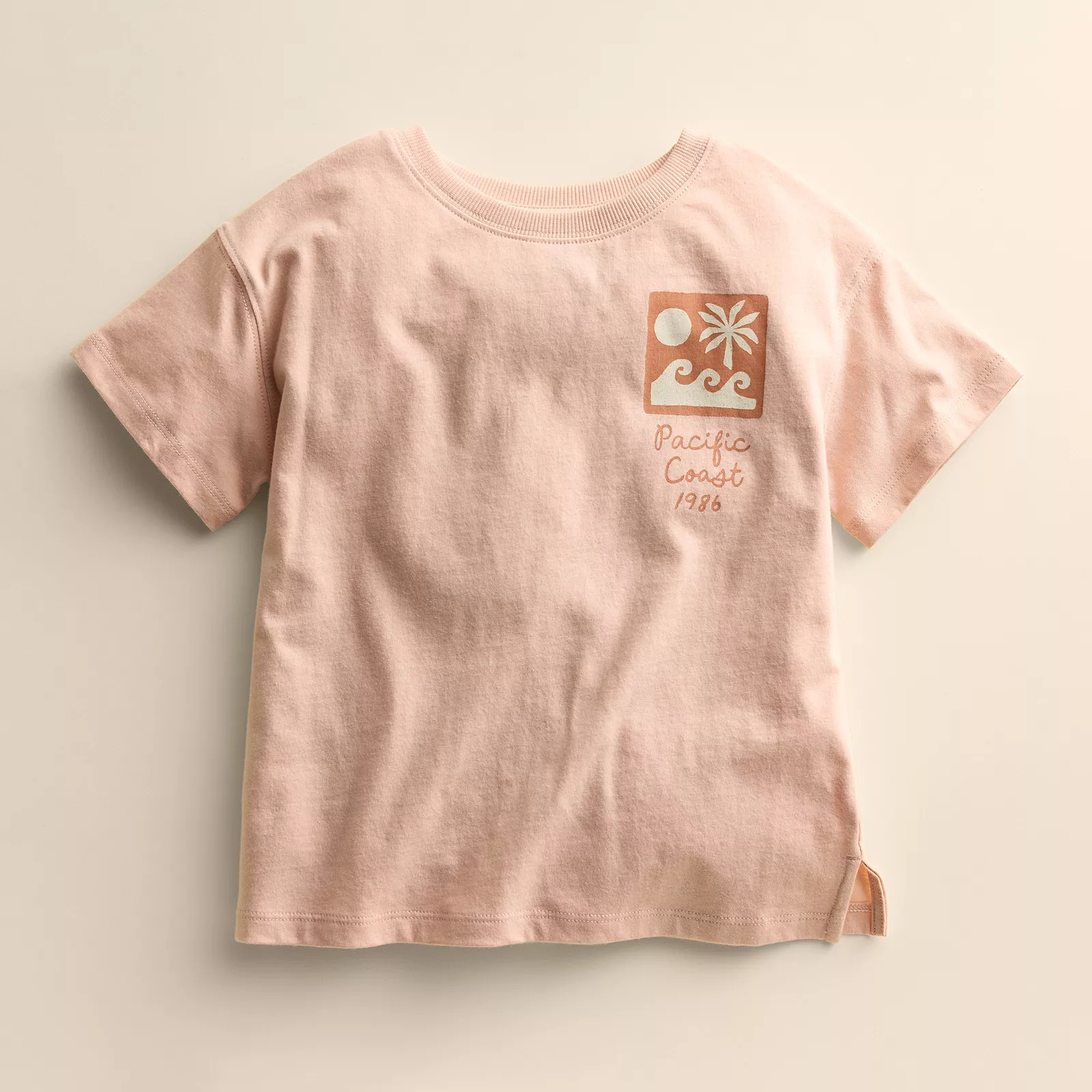 Kids 4-12 Little Co. By Lauren Conrad Relaxed Short-Sleeve Tee, Girl's, Size: 6, Pink Pacific Coast | Kohl's