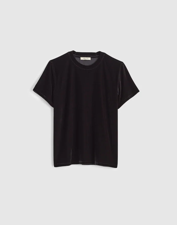 The Relaxed Tee in Velvet | Madewell