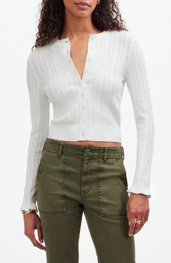 Madewell The Signature Open Knit Cardigan | Nordstrom | Nordstrom